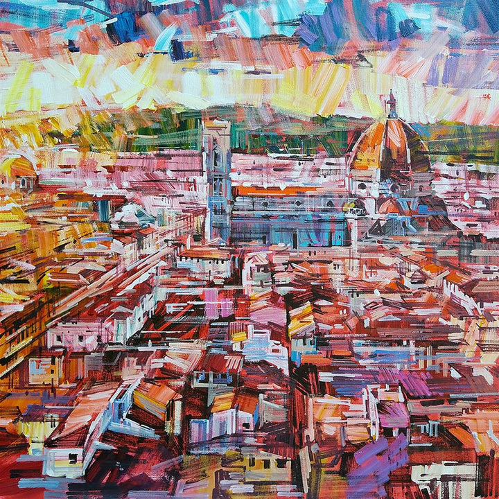 Golden Glow In Florence