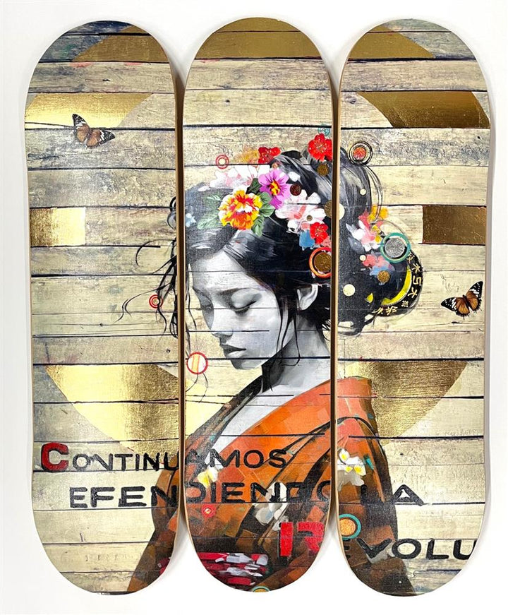 Golden - Skate Deck