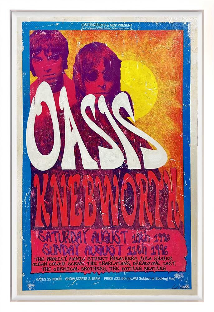 Oasis – Knebworth, August 1996 Framed Art Print UK | Free Delivery