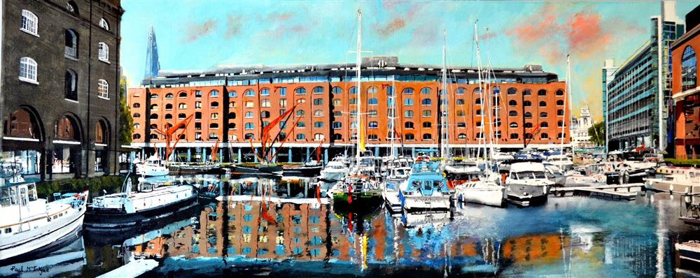 Overlooking St Katherine Dock