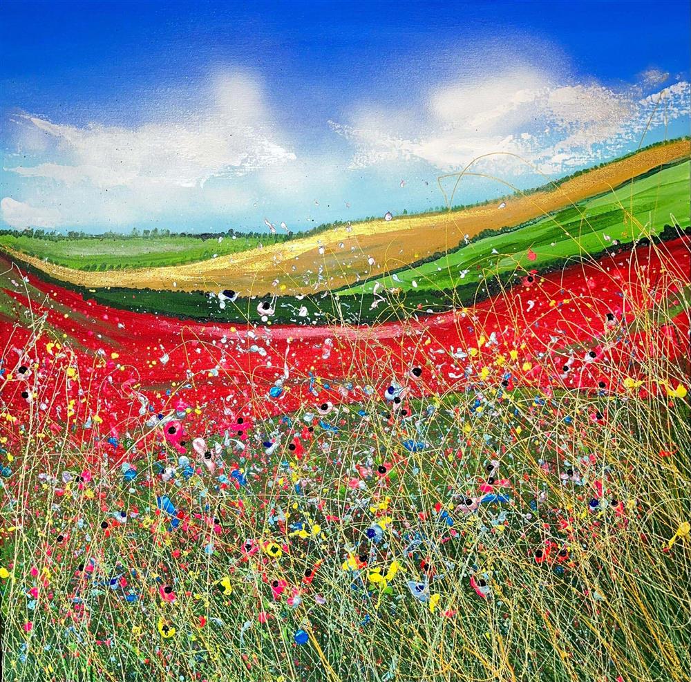 Red Flower Fields