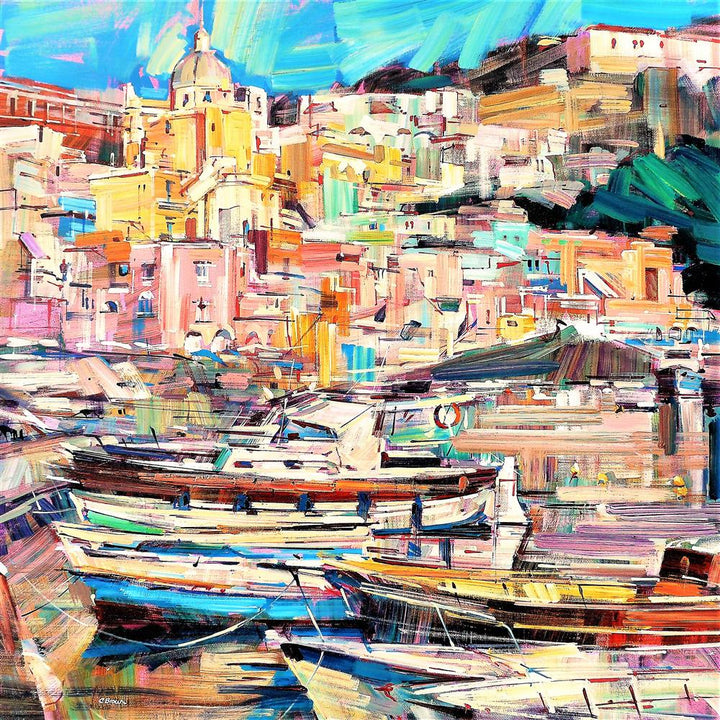 Santorini Fishing Boats