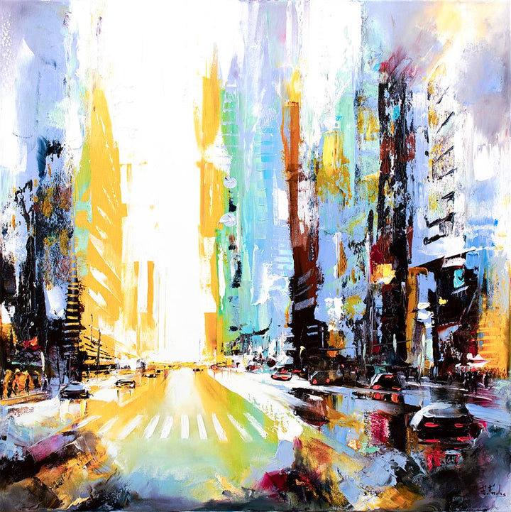 Vibrant Morning In The City