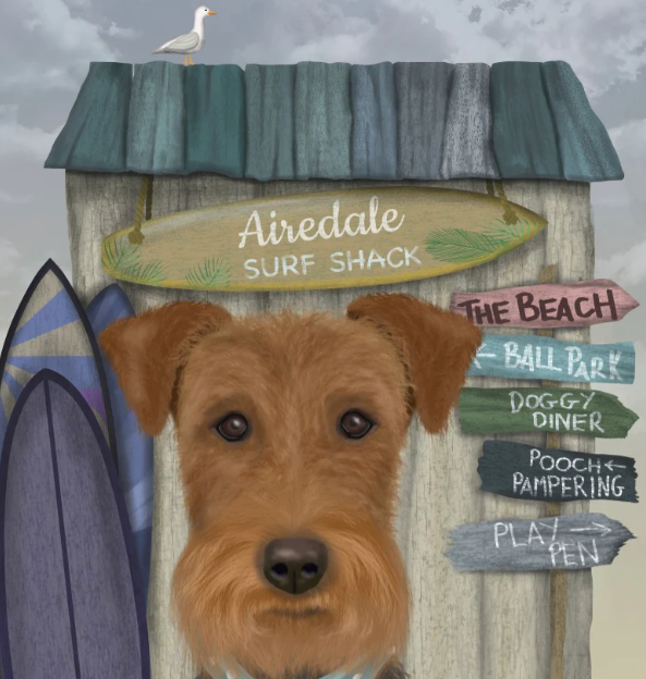 Airedale Terrier Wall Art Prints