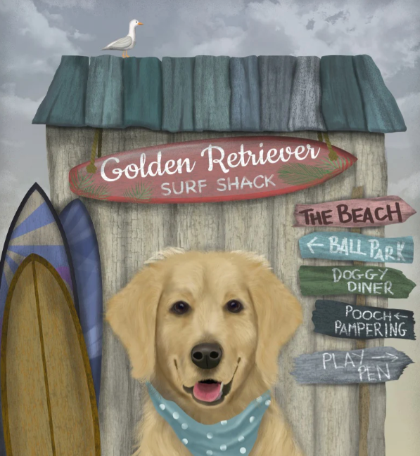 Golden Retriever Wall Art