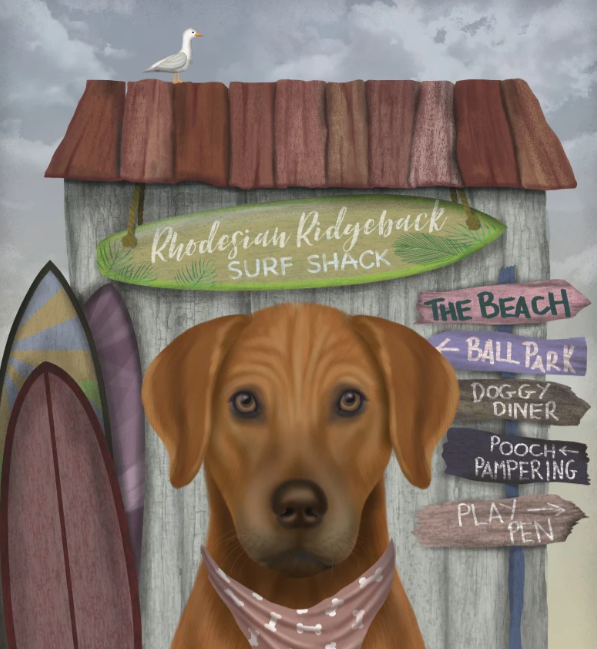 Rhodesian Ridgeback Wall Art Prints