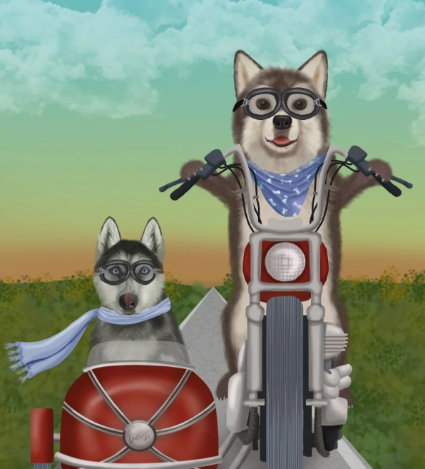 Husky Wall Art