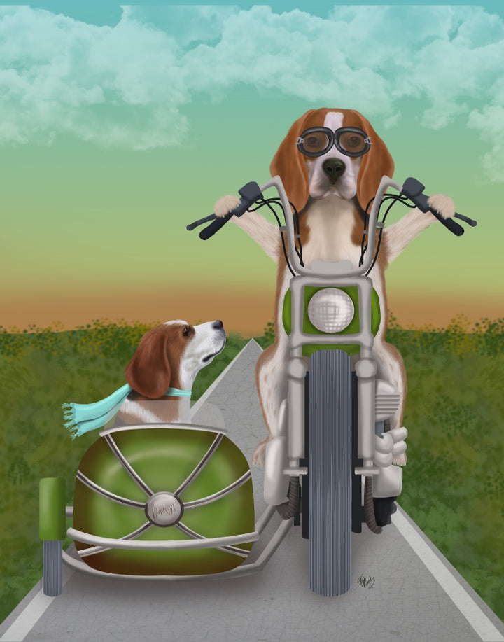 Beagle Chopper and Sidecar