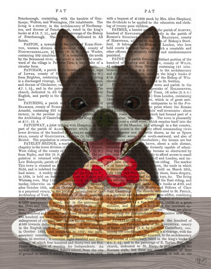 Boston Terrier Pancakes Book Print