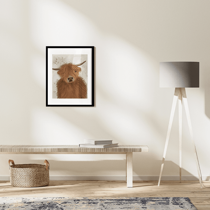 Highland Cow 10, Portrait