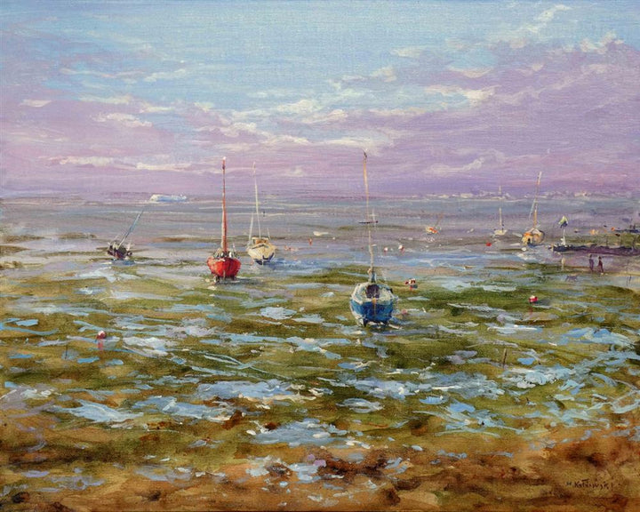 Boats At Low Tide