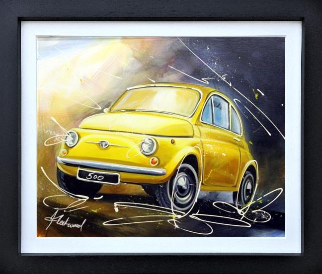 Fiat 500 Yellow