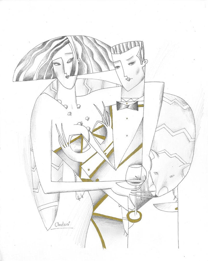 Lord And Lady II  - Line Study