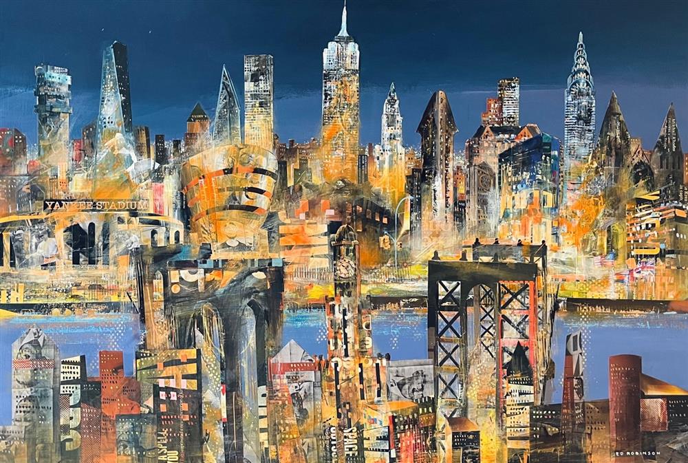 New York Montage framed artwork UK – Framed Art Direct