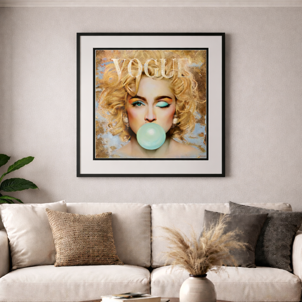 Queen_Of_Pop_framed_artwork_UK_Framed_Art_Direct
