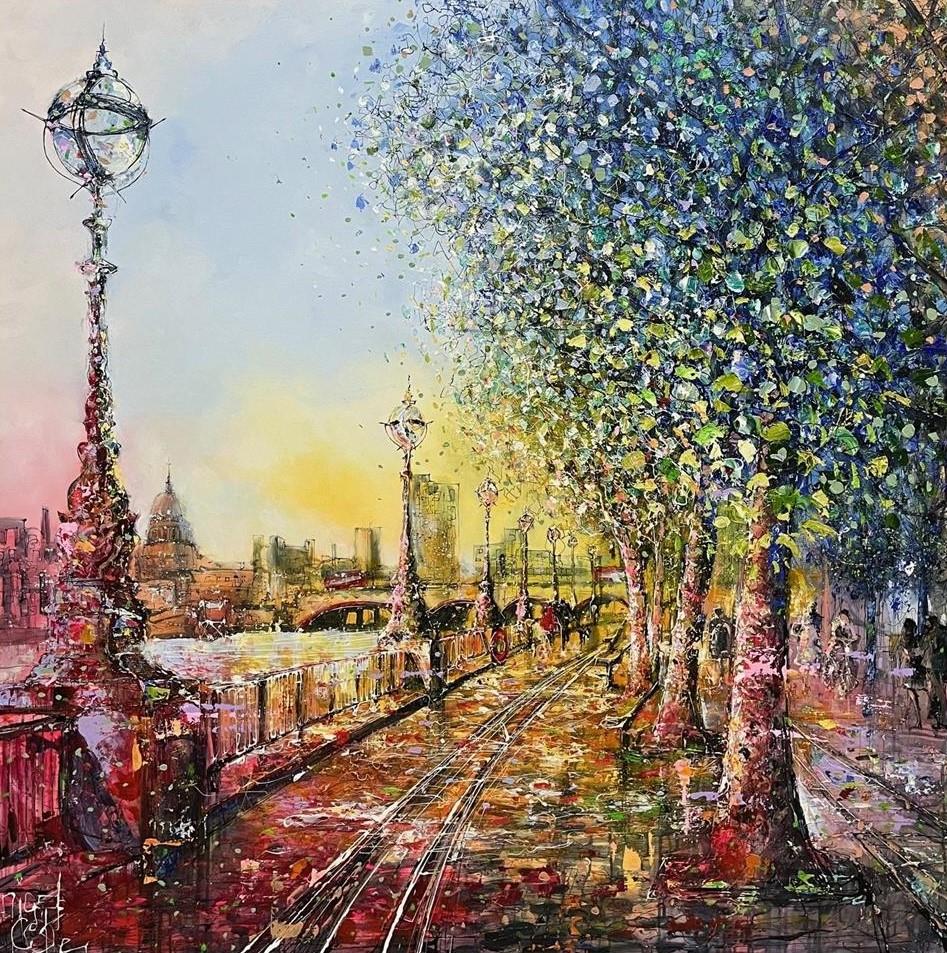 Sunrise Over London - Deluxe Canvas